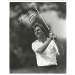 Bill Rogers signed 10x8 black and white photo. Dedicated. Good Condition. All autographs are genuine