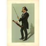 Edward Strauss 29/8/1895, Subject Strauss , Vanity Fair print, These prints were issued by the
