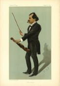 Edward Strauss 29/8/1895, Subject Strauss , Vanity Fair print, These prints were issued by the