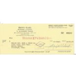 Zeppo Marx signed 1971 cheque drawn on Security Pacific National bank $1763.09 to Mellon Nat Bank