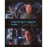 Star Wars, nice 8x10 Star Wars photo with quote, signed by actor Julian Glover as General Veers.