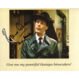 Allo Allo, 8x10 photo signed by actor Richard Gibson as Herr Flick in the long running TV comedy