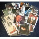 Assorted TV/film collection. 30+ items. Mainly 10x8 colour photos. Some of names included are Hayley