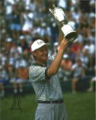 Ernie Els Signed British Open Golf 8x10 Photo. Good Condition. All autographs are genuine hand