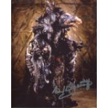 The Dark Crystal. 8x10 movie photo signed by actor Michael Kilgarriff. Good Condition. All