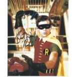 Burt Ward as Robin in Batman signed 10 x 8 inch colour photo. Good Condition. All autographs are