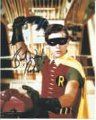 Burt Ward as Robin in Batman signed 10 x 8 inch colour photo. Good Condition. All autographs are