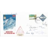 British Army 1980 Mountaineering Team Kathmandu signed cover. Good Condition. All autographs are