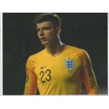 Nick Pope Signed England 8x10 Photo. Good Condition. All autographs are genuine hand signed and come
