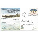 WW2 US Gen Ira Eaker signed 1983 B24 Liberator bomber RAF flown cover. Good Condition. All