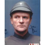 Star Wars, nice 8x10 Star Wars photo with quote, signed by actor Julian Glover as General Veers.