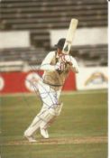 Chris Broad Signed Cricket Postcard Photo.. Good Condition. All autographs are genuine hand signed