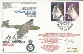 WW2 James Doolittle signed RAF Mountbatten official flown 1972 Royal Wedding FDC. Cat £40
