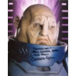 Doctor Who 8x10 photo signed by actor Christopher Ryan as General Staal. Good Condition. All