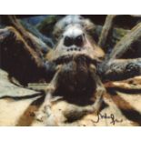 Harry Potter. 8x10 Harry Potter movie photo signed by actor Julian Glover as Aragog. Good Condition.