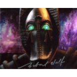 Doctor Who. Nice 8x10 photo signed by Doctor Who actor Gabriel Woolf. Good Condition. All autographs