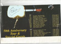 Music Lonnie Donegan signed poster. Good Condition. All autographs are genuine hand signed and
