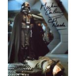 Star Wars, nice 8x10 Star Wars photo with quote, signed by actor Michael Culver as Captain Needa.