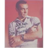 James Bond Sean Connery signed 10 x 8 inch photo in character as Bond. Good Condition. All