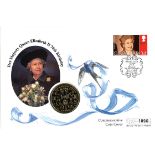 Her Majesty Queen Elizabeth II 70th birthday PNC coin cover. Numbered 1890 Gibraltar 21/4/1996
