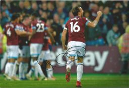 Mark Noble Signed West Ham United 8x12 Photo. Good Condition. All autographs are genuine hand signed