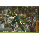 Michael Clarke Signed Australia Cricket 8x12 Photo. Good Condition. All autographs are genuine