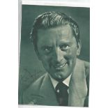 Kirk Douglas (1916-2020) Hollywood Actor Signed 5x7 Picture. Good Condition. All autographs are