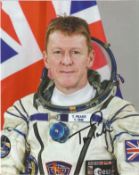 Tim Peake Astronaut signed 12 x 8 colour Space Suit photo.. Good Condition. All autographs are