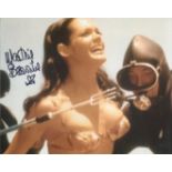 007 Bond girl. 8x10 photo from the Bond movie 'Thunderball' signed by actress Martine Beswick.