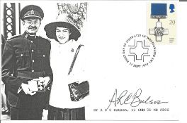 Dr A Butson GC signed 1990 George Cross cover rare. Good Condition. All autographs are genuine