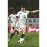 Rugby Union Freddie Burns signed 12x8 colour photo pictured in action for England. Good Condition.