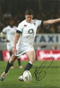 Rugby Union Freddie Burns signed 12x8 colour photo pictured in action for England. Good Condition.