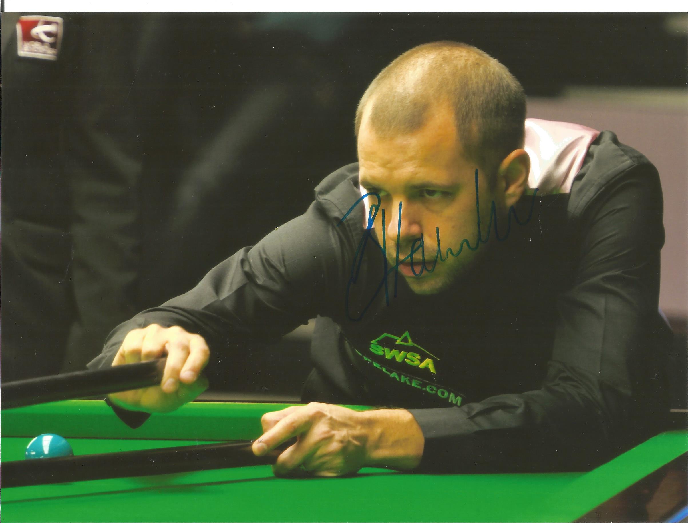 Snooker collection. 6 8x6 colour photos. Individually signed by Stuart Bingham, Judd Trump, DIng Jun - Image 3 of 6