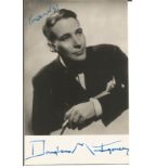Douglas Montgomery signed 6x4 black and white photo. (also credited as Kent Douglass; October 29,