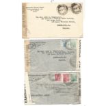 Postal History. 3 letter envelopes. Good Condition. All autographed items are genuine hand signed