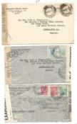 Postal History. 3 letter envelopes. Good Condition. All autographed items are genuine hand signed