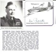 Grp Capt Ken Batchelor DFC signed 3 x 3 picture of his Wellington WW2 plane, clipped from larger