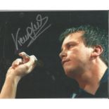 Keith Deller Darts signed 8x10 inch darts colour photo. Good Condition. All autographed items are