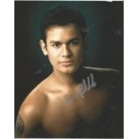 Bronson Pelletier signed 10x8 colour photo. Good Condition. All autographed items are genuine hand