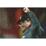 Jurgen Klopp signed 12x8 colour photo. Good Condition. All autographed items are genuine hand signed