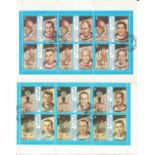 Apollo Astronauts portraits on six attractive Sharjah Space miniature sheets. Good Condition. All