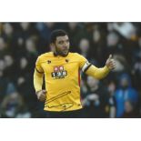 Football Troy Deeney 8x12 signed colour photo pictured in action for Watford. Good Condition. All