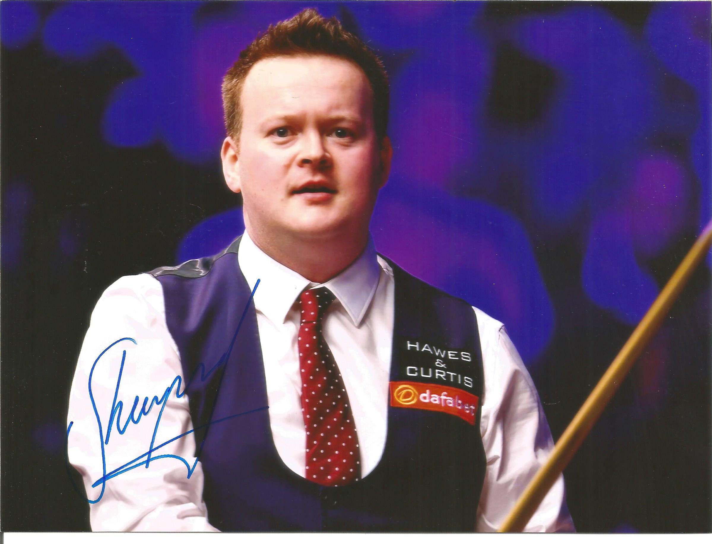 Snooker collection. 6 8x6 colour photos. Individually signed by Stuart Bingham, Judd Trump, DIng Jun - Image 4 of 6