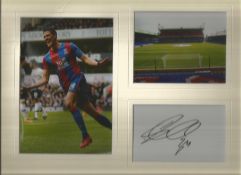 Football Martin Kelly 12x10 mounted signature piece includes two colour photos and a signed album