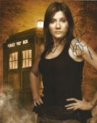 Michelle Collins signed 10x8 colour Dr Who photo. Good Condition. All autographed items are