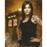 Michelle Collins signed 10x8 colour Dr Who photo. Good Condition. All autographed items are