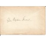Glen Byam Shaw signature piece. (13 December 1904 - 29 April 1986) was an English actor and