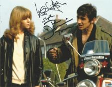 Leslie Ash and Phil Daniels signed 10x8 colour photo from Quadrophenia. Good Condition. All