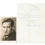 Max Adrian signed 6x4 vintage photo with TLS. (1 November 1903 - 19 January 1973) was an Irish