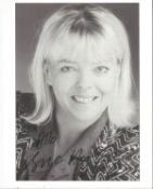Sue Hodges signed 10x8 black and white photo. Good Condition. All autographed items are genuine hand